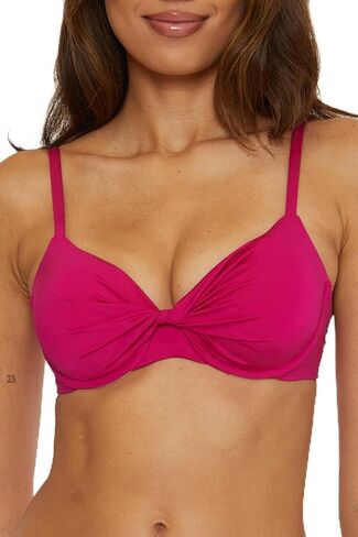 Trina Turk Women's Standard Monaco Underwire Bikini Top, Adjustable, Tie Back, Swimwear Separates in Saudi Arabia