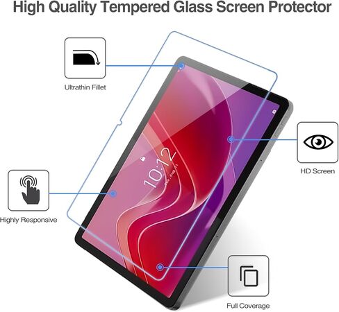ProCase 2 Pack واقي شاشة لجهاز Lenovo Tab M11 2024، واقي غشاء من الزجاج المقسى لجهاز Lenovo 11" Tab M11 2024 Release in Saudi Arabia