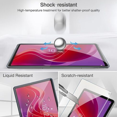 ProCase 2 Pack واقي شاشة لجهاز Lenovo Tab M11 2024، واقي غشاء من الزجاج المقسى لجهاز Lenovo 11" Tab M11 2024 Release in Saudi Arabia