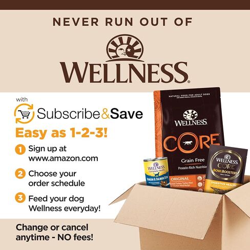 Wellness CORE Natural Grain Free Dry Dog Food, Puppy, 4-Pound Bag in Kuwait