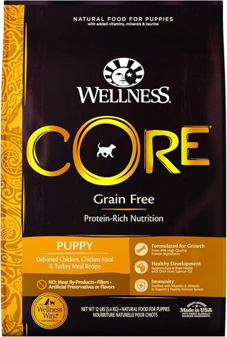Wellness CORE Natural Grain Free Dry Dog Food, Puppy, 4-Pound Bag in Kuwait