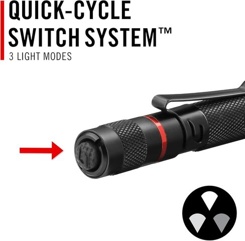 COAST HP3R 500 Lumen Rechargeable LED Penlight with TWIST FOCUS, Black in Saudi Arabia