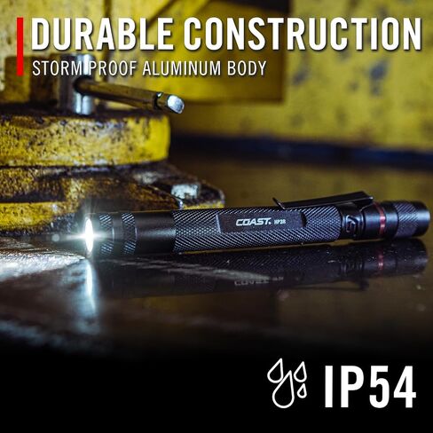COAST HP3R 500 Lumen Rechargeable LED Penlight with TWIST FOCUS, Black in Saudi Arabia