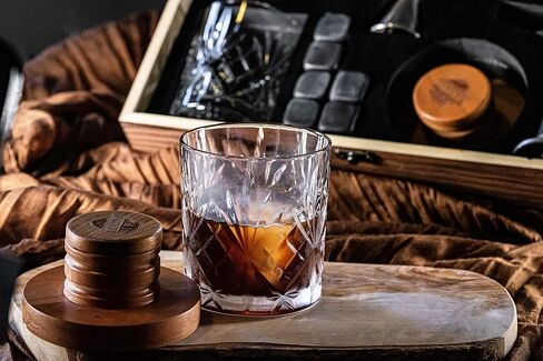 Premium Cocktail Smoker Kit with Torch-4 Wood Chips-Old Fashioned Cocktail Kit-Whiskey Smoker-Perfect Bourbon Gifts for Men Father's Day-Bourbon Smoker (Without Butane) (Large) in Saudi Arabia