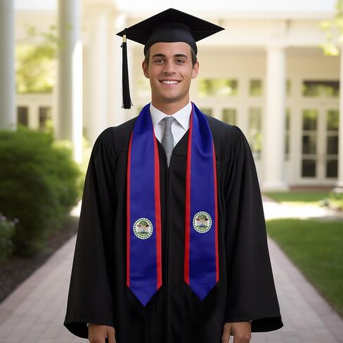 Flag Graduation Stole Flag Graduation Sash Graduation Scarf Graduation Day Gifts in Kuwait