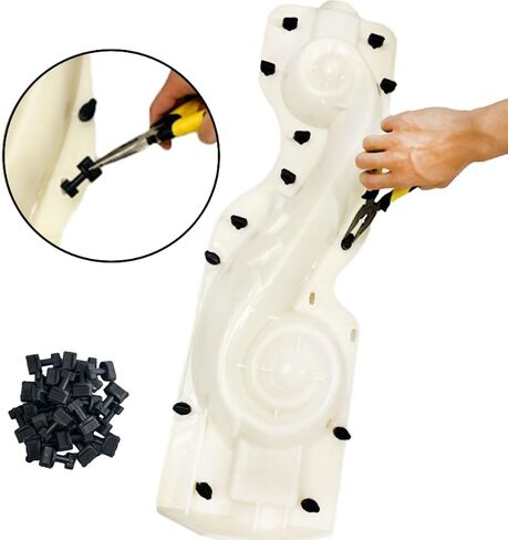 2Pcs/Set Balustrade Mold - DIY Concrete Mold，ABS Precast Railing Column Cement Mold for Garden Decor Crafting in Saudi Arabia