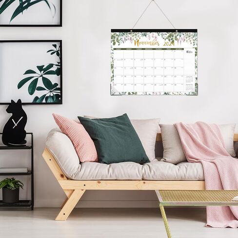 تقويم المكتب 2024-2025 - تقويم المكتب 2024-2025 كبير 22x17، يوليو 2024 - ديسمبر 2025، 2024-2025 تقويم مكتب كبير 18 شهرًا، واقيات الزوايا - زهري in Kuwait