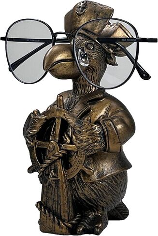 حامل نظارات تمثال البجع من HEMYLU، حامل نظارات مصنوع يدويًا للقراء، حامل نظارات شمسية لطيف على شكل حيوان لمشهد نظارات متعددة in Kuwait