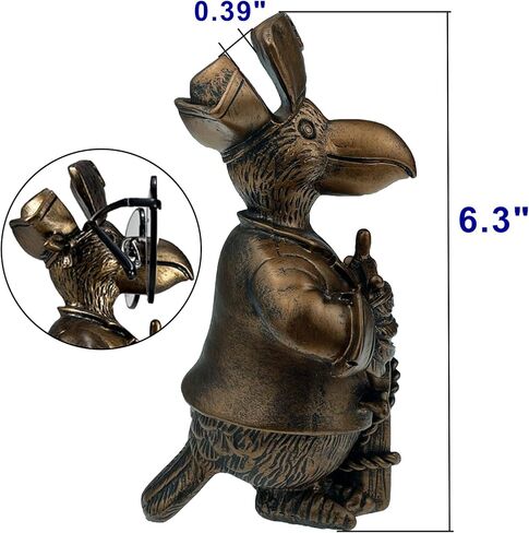 حامل نظارات تمثال البجع من HEMYLU، حامل نظارات مصنوع يدويًا للقراء، حامل نظارات شمسية لطيف على شكل حيوان لمشهد نظارات متعددة in Kuwait