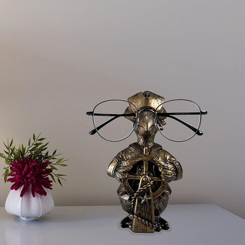 حامل نظارات تمثال البجع من HEMYLU، حامل نظارات مصنوع يدويًا للقراء، حامل نظارات شمسية لطيف على شكل حيوان لمشهد نظارات متعددة in Kuwait