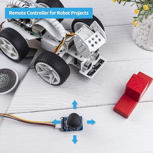 Joystick PS2 Module - SunFounder DC 5V Joystick Breakout Module Game Controller Compatible with Arduino and Raspberry Pi in Saudi Arabia