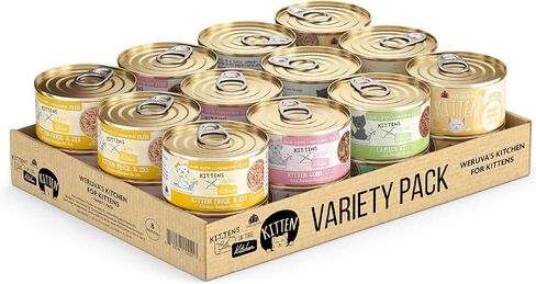 Weruva Cats in The Kitchen Kitten, Kitchen for Kittens Variety Pack, 3oz Can (Pack of 24) in Saudi Arabia