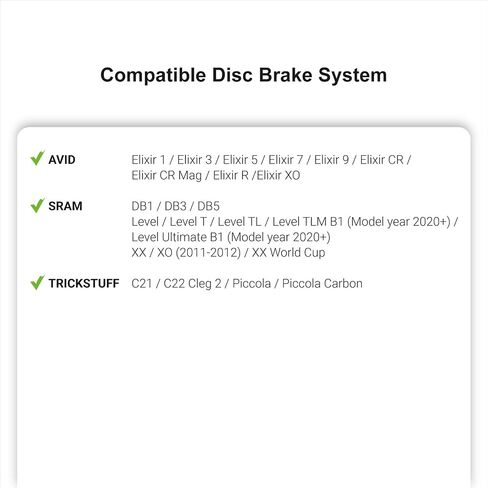 Top Brake Disc Bike Brake Pads for Sram Level T,TL, Level Ultimate B1, Avid Elixir 1 3 5 7 9 R ER CR Mag Sram XX,X0,XXWC DB1,3,5 in Kuwait