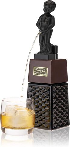 True Bonny Boy Liquor Dispenser, Beverage Drink Dispenser, Wine, Whiskey and Alcohol Accessories for Home Bar, Funny Gifts for Men, Gag Gifts Funny Beverage Dispenser, Set of 1, 16oz in Saudi Arabia