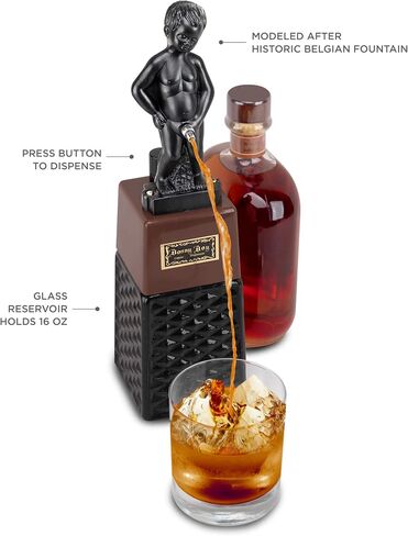 True Bonny Boy Liquor Dispenser, Beverage Drink Dispenser, Wine, Whiskey and Alcohol Accessories for Home Bar, Funny Gifts for Men, Gag Gifts Funny Beverage Dispenser, Set of 1, 16oz in Saudi Arabia