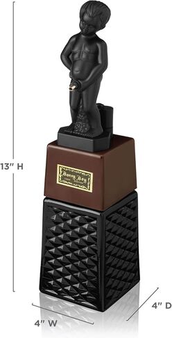 True Bonny Boy Liquor Dispenser, Beverage Drink Dispenser, Wine, Whiskey and Alcohol Accessories for Home Bar, Funny Gifts for Men, Gag Gifts Funny Beverage Dispenser, Set of 1, 16oz in Saudi Arabia