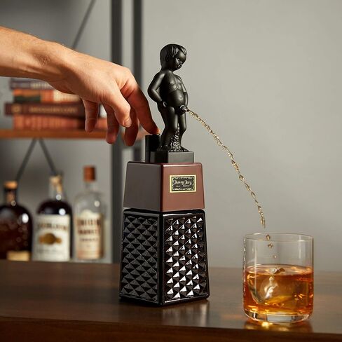 True Bonny Boy Liquor Dispenser, Beverage Drink Dispenser, Wine, Whiskey and Alcohol Accessories for Home Bar, Funny Gifts for Men, Gag Gifts Funny Beverage Dispenser, Set of 1, 16oz in Saudi Arabia