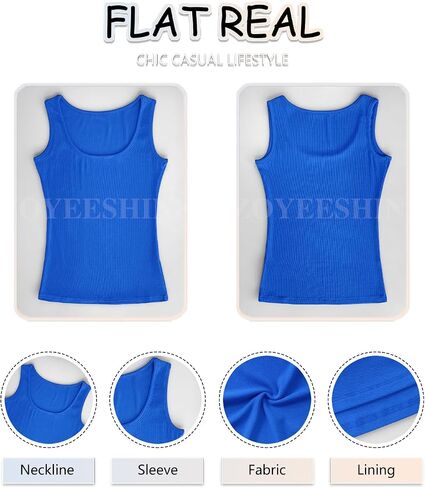 Womens Tank Tops Summer Sleeveless Basic Cami Top Shirt Round Neck Sexy Slim Fitted Tops Racerback Blouses in Saudi Arabia