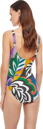 Gottex Women's Standard Tribal Art Square Neck One Piece in Kuwait