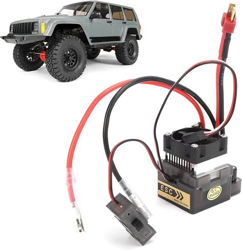 VGEBY 320A Two Way Brush ESC, Control , Heat Sink, for Vehicle Ship Model 3S-6S Brushed Esc 1/8 in Saudi Arabia
