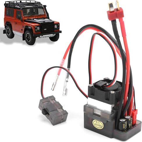 VGEBY 320A Two Way Brush ESC, Control , Heat Sink, for Vehicle Ship Model 3S-6S Brushed Esc 1/8 in Saudi Arabia