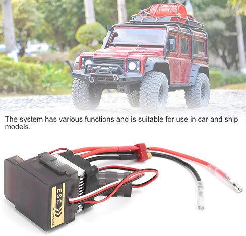 VGEBY 320A Two Way Brush ESC, Control , Heat Sink, for Vehicle Ship Model 3S-6S Brushed Esc 1/8 in Saudi Arabia