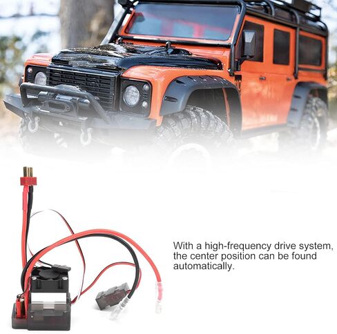 VGEBY 320A Two Way Brush ESC, Control , Heat Sink, for Vehicle Ship Model 3S-6S Brushed Esc 1/8 in Saudi Arabia