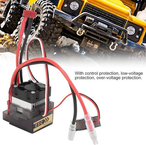 VGEBY 320A Two Way Brush ESC, Control , Heat Sink, for Vehicle Ship Model 3S-6S Brushed Esc 1/8 in Saudi Arabia