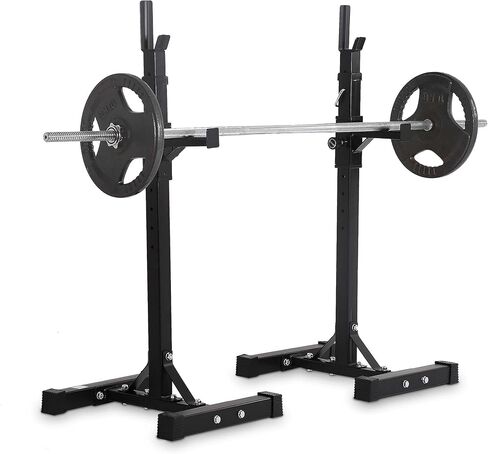 FDW 550lbs الحديد رف القرفصاء حامل الرف مع متعددة الوظائف قابل للتعديل جهاز ضغط البدلاء الرف للمنزل الصالة الرياضية رفع الأثقال اللياقة البدنية in Kuwait