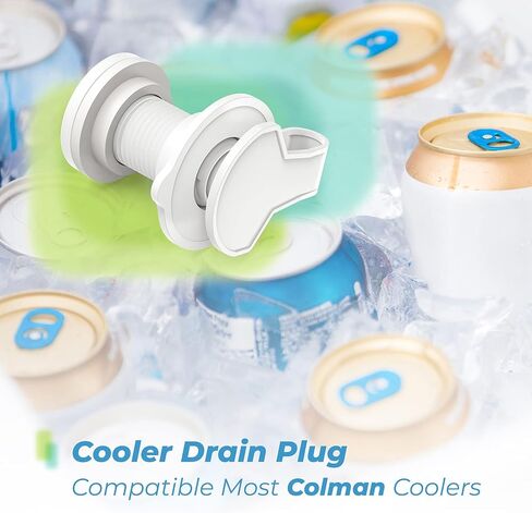 قابس تصريف مبرد بديل من Usamate لمبردات كولمان إكستريم 50 و58 و82 كيو تي - طول العمود 1.5، عبوتان in Kuwait