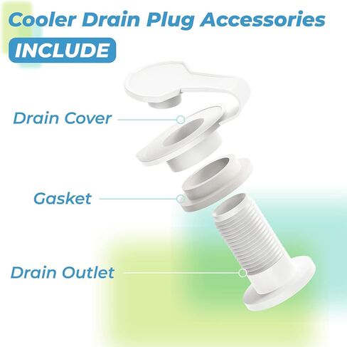 قابس تصريف مبرد بديل من Usamate لمبردات كولمان إكستريم 50 و58 و82 كيو تي - طول العمود 1.5، عبوتان in Kuwait