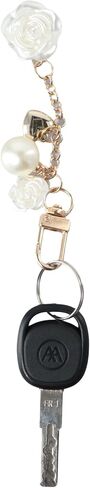 Leadigol 2PCS Rose Keychain Pendents Flower Keyring,Cute Smart Phone Strap Lanyards,Rose Pendant Keyring for Women Girls Purse Handbag Decor in Saudi Arabia