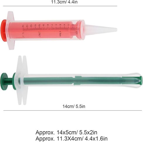 Pssopp Pet حقنة الحيوانات الأليفة Pill Pill Shooter، Cat Pill Dispenser Feeder Pet Pill Tablet Feeder سيليكون دواء الحيوانات الأليفة المغذية مع 2 نصائح للكلاب والقطط in Kuwait