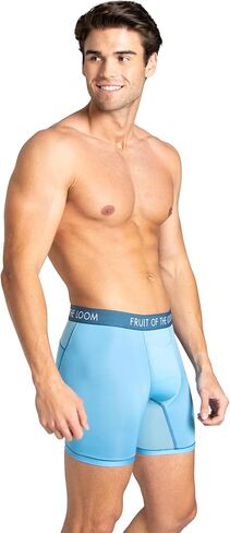 Fruit of the Loom Men's Getaway Boxer Briefs, Lightweight Breathable Fabric, Quick Dry & Odor Control in Saudi Arabia