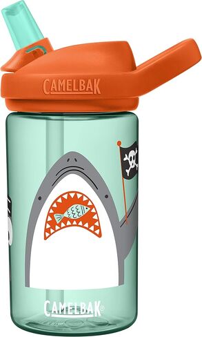 زجاجة مياه للأطفال CamelBak Eddy+ سعة 14 أونصة مع تجديد تريتان - جزء علوي من القش، مانعة للتسرب عند إغلاقها - ألوان محدودة الإصدار in Kuwait