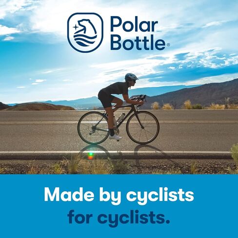 Polar Bottle Breakaway Insulated Water Bottle - BPA Free, Cycling & Sports Squeeze Bottle (Tartan - Bonfire Red/Orange, 24 Oz) in Saudi Arabia
