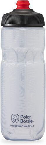 Polar Bottle Breakaway Insulated Water Bottle - BPA Free, Cycling & Sports Squeeze Bottle (Tartan - Bonfire Red/Orange, 24 Oz) in Saudi Arabia