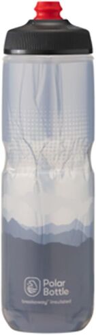 Polar Bottle Breakaway Insulated Water Bottle - BPA Free, Cycling & Sports Squeeze Bottle (Tartan - Bonfire Red/Orange, 24 Oz) in Saudi Arabia