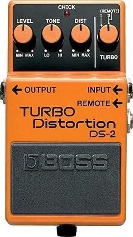 Boss DS-2 Turbo Distortion Pedal with Remote Jack in Saudi Arabia