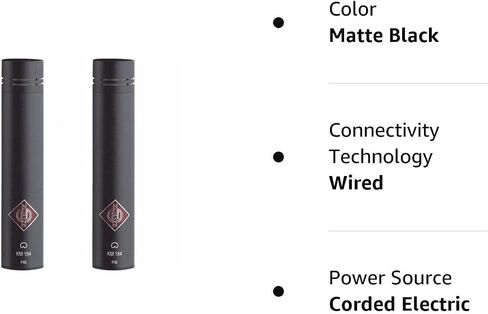 Neumann KM 184 MT Stereo Set Condenser Microphone,Matte Black in Saudi Arabia