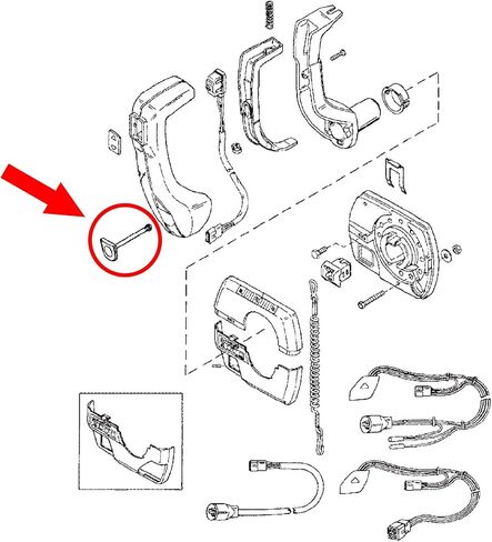 A.A Button Throttle Replacement for Mercury Quicksilver MerCruiser Force Commander 3000-824026 in Saudi Arabia