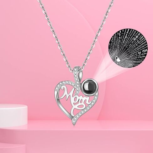 تماثيل Tiaronics Real Rose in Angel مع ضوء LED وقلادة للأم للأمهات، وردة محفوظة للأبد كهدية عيد ميلاد عيد الحب - وردي in Kuwait