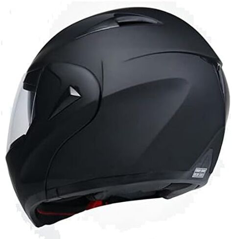 DOT Dual Visor Flip UP Open Face Full Face Racing Helmet Motocross Modular with Bluetooth Mic in Kuwait