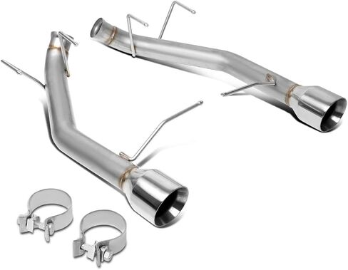 DNA MOTORING CBE-MU-FM11-37L Stainless Steel Cat Back Exhaust System [Compatible with 11-14 Ford Mustang 3.7L V6] in Saudi Arabia