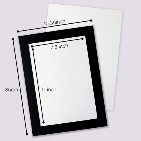 Floit Paper Frames 5 PACK for Artwork, Schoolwork, Pictures, Diplomas, Drawing Paper of 9 x 12 inches A4 (WARM WHITE) in Saudi Arabia