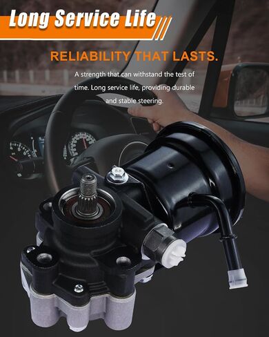 YZHIDIANF 44320-35630 Power Steering Pump with Reservoir, Power Assist Pump Fit For:-Toyota Tacoma 1997-2000 2.4L, 4Runner 1996-2000 2.7L, Tacoma 1996-2000 2.7L Repalce 4432035630 44320-35480 (1 Pack) in Saudi Arabia