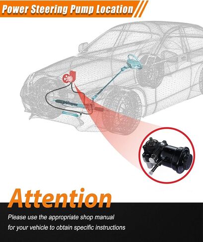 YZHIDIANF 44320-35630 Power Steering Pump with Reservoir, Power Assist Pump Fit For:-Toyota Tacoma 1997-2000 2.4L, 4Runner 1996-2000 2.7L, Tacoma 1996-2000 2.7L Repalce 4432035630 44320-35480 (1 Pack) in Saudi Arabia