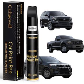 العقيق الأسود المعدني (UM) لمس الطلاء لفورد، قلم طلاء السيارة إصلاح الخدوش طلاء اللمس، مطابقة اللون لمزيل خدوش السيارات فورد للخدوش العميقة in Kuwait