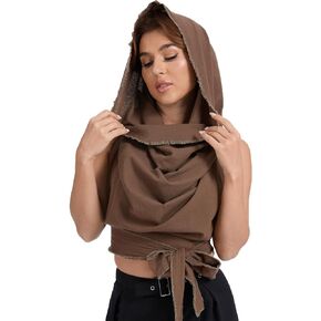 ملابس نسائية بوهو هيبي بدون ظهر بقلنسوة للمهرجانات الموسيقية in Kuwait