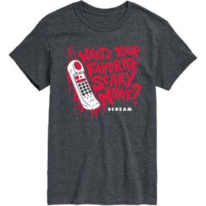 HYBRID APPAREL Scream - الفيلم المخيف المفضل - تي شيرت رجالي برسومات قصيرة الأكمام in Kuwait